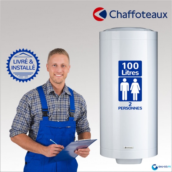Achat & Installation Chauffe Eau électrique 100L CHAFFOTEAUX Stéatite
