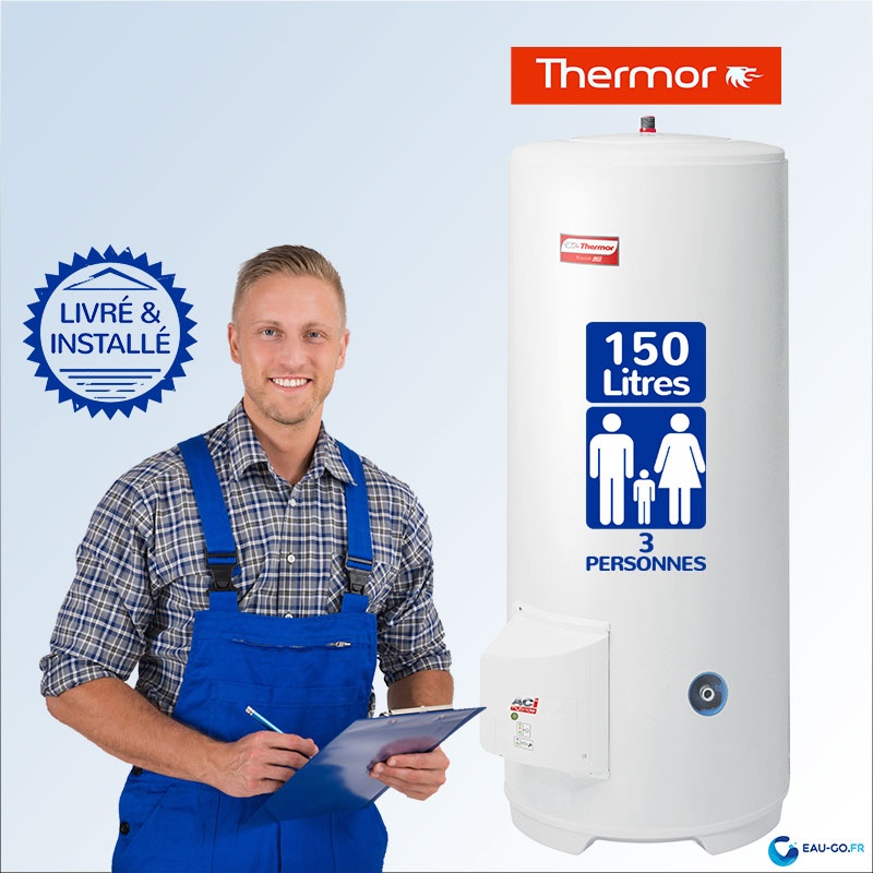 Pompe à chaleur pour produire de l'eau chaude - Thermor